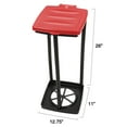 thumbnail image 3 of Wakeman Outdoors Portable Trash Bag Holder – Red Collapsible Trash Can for Indoor/Outdoor Use, 3 of 8