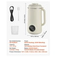 thumbnail image 6 of 8-in-1 Nut Milk Maker, 41 oz Soy Milk Maker Machine with 10 Blades, for Homemade Oat, Nut, Soy, Juice, Milkshake, Rice Cereal, Plant-Based Beverages with Self-Cleaning, Boil Water, 12-Hour Delay, 6 of 9
