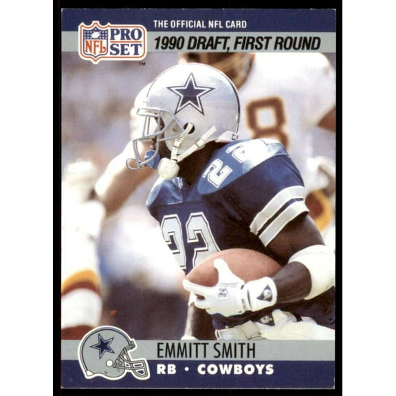 Emmitt Smith Rookie Card 1990 Pro Set #685