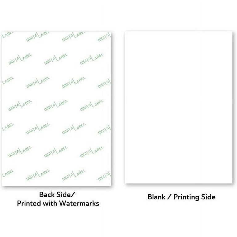 100% Transparent Vinyl Sticker Paper Sheet Printable A4 Paper Sticker Non  Waterproof Vinyl Paper for Inkjet Printer 10 Sheets