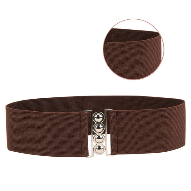 Jumpingount Abajo abrigo cintura resistente al desgaste abajo chaqueta cinturón elástico decorativo abrochado cintura, negro Accesorios de disfraces vier