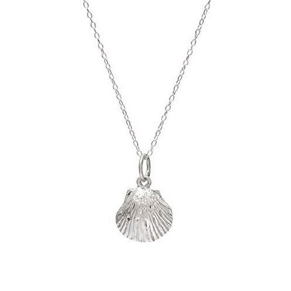 Sterling Silver Euvola Raveneli Seashell Pendant Necklace, 18"