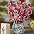 thumbnail image 4 of Tarjetas de papel, flores de cerezo, ramo de flores para siempre de tamaño natural, tarjetas de felicitación emergentes en 3D, cumpleaños como se muestra, 4 of 5
