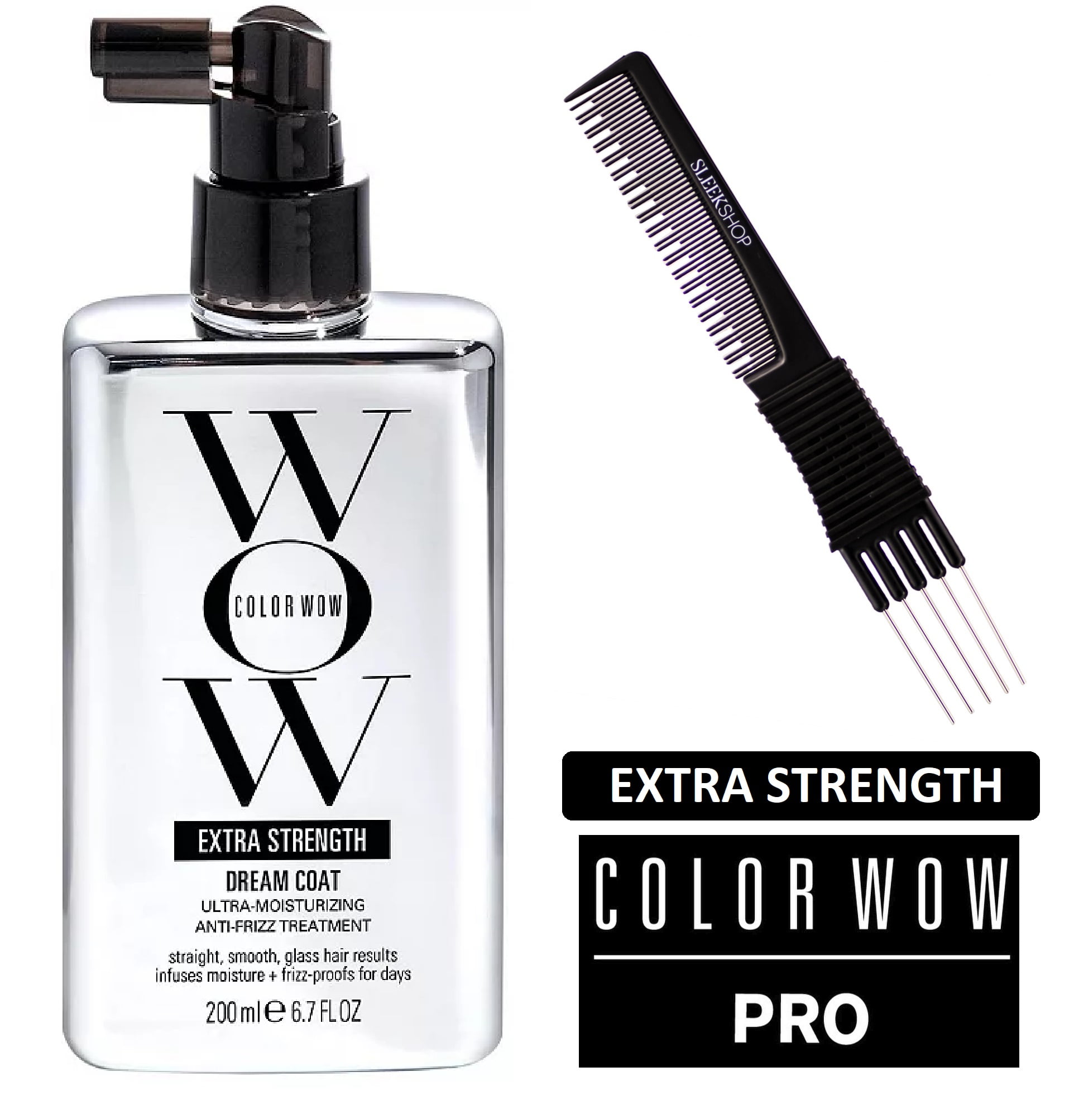 COLOR WOW Extra Shine Spray - Lightweight & Non-Greasy Formula | Heat  Protection, Frizz Control, and Silky Hair | For All Hair Types