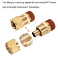 thumbnail image 5 of Uxcell Brass Compression Tube Fitting 1/2NPT x 5/8" Tube OD Straight Coupling Adapter, 5 of 5