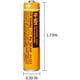 thumbnail image 1 of Paquete de 6 HHR-55AAABU NI-MH batería recargable para Panasonic 1.2V 550mAh AAA batería para teléfonos inalámbricos, 1 of 2