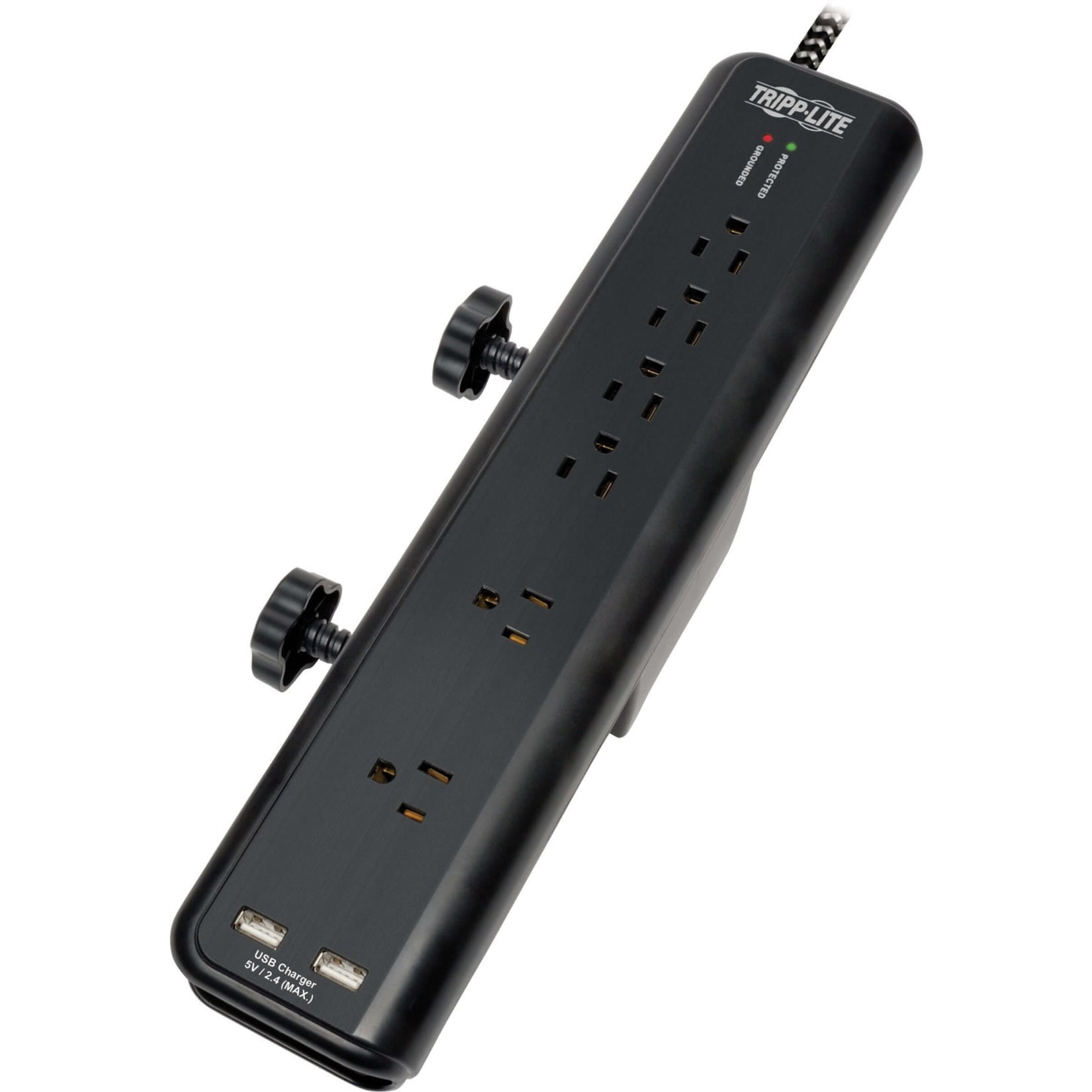 Tripp Lite Safe-it Surge Protector 6-out 2 Usb Ports Antimicrobial 8ft Cord