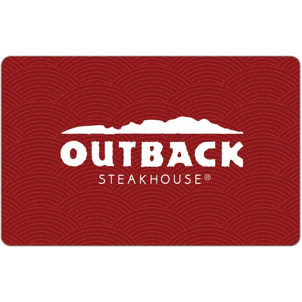Outback Steakhouse 25 Gift Card