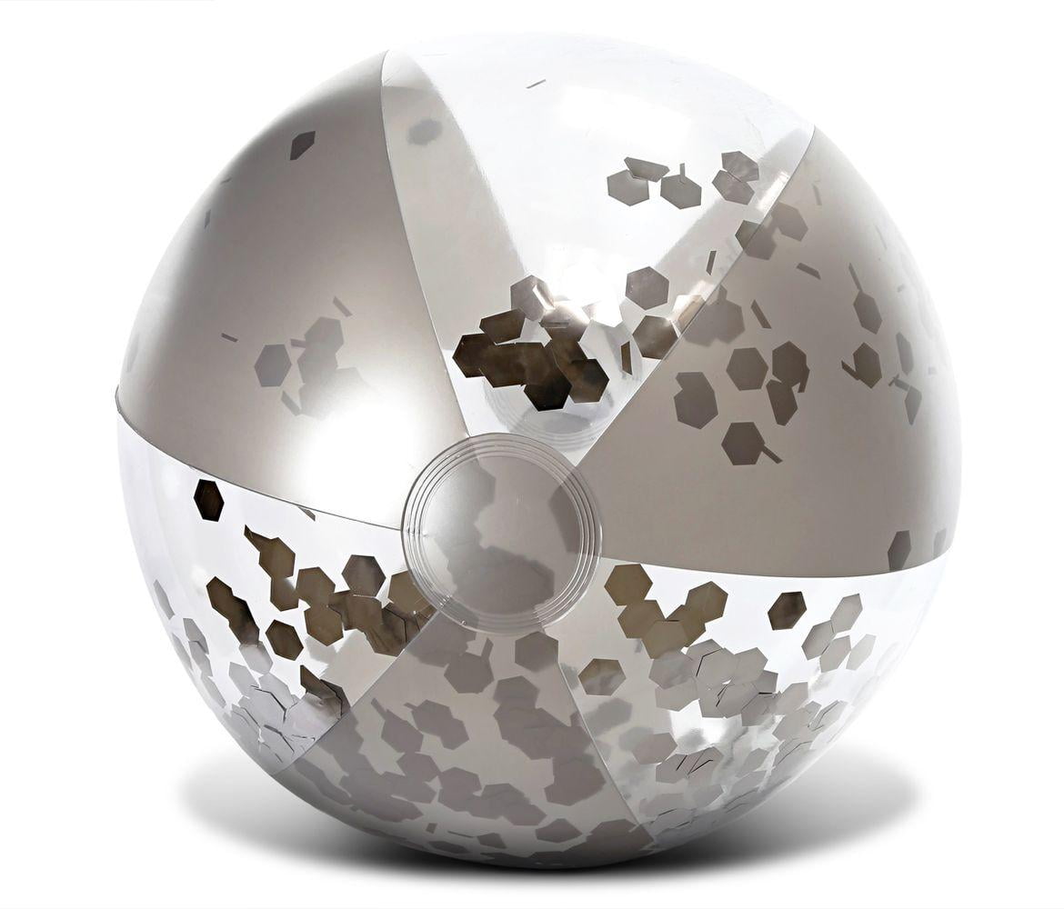 glitter confetti beach ball
