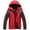 Y-Red7528, variant on ANINEO Men Plus Size Winter Coats Ski Snow Jacket Warm Wool Jacket Raincoat With Multiple Pockets Long Sleeve Solid Color Male Outwear