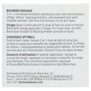 BLK/OPL Total Coverage Concealing Foundation, Heavenly Honey, 0.40 oz, Hides Discoloration and Tattoos