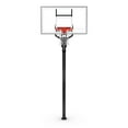Spalding 54 In. Tempered Glass UTurn® InGround Basketball Hoop