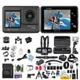 thumbnail image 1 of MINOLTA MNX5K1 5K Ultra HD / 24 MP Action Camera Kit + 32GB Memory Card + Cleaning kit + Diginerds 50 in 1 Go Pro Accessory Pack - Black, 1 of 9