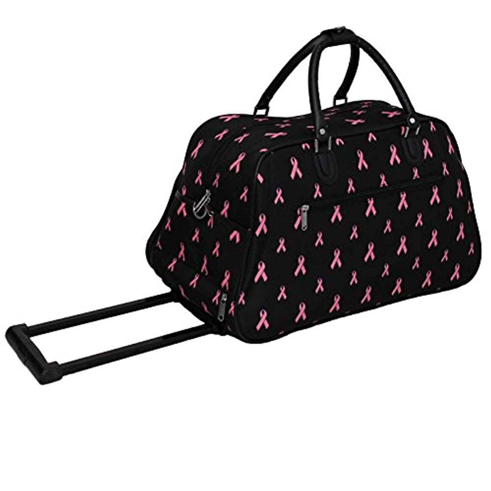 Iridescent Paisley 21 in. Rolling Duffel Bag