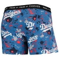 thumbnail image 3 of Men's Pair of Thieves Royal/Black Los Angeles Dodgers Super Fit 2-Pack Boxer Briefs Set, 3 of 5