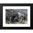 thumbnail image 2 of Ernst Stückelberg 14x11 Black Modern Framed Museum Art Print Titled - The Funeral After the Landslide of Spiringen, Uri 1887 (1893), 2 of 5