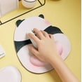 thumbnail image 5 of BingTong Mouse Pad Cute Cartoon Panda Mice Pad with Comfortable Gel Filled Wrist Rest Gel Support, Ergonimic Mouse Mat Wrist Support Pad Office And Home Use White, 5 of 8