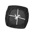 thumbnail image 1 of Funda protectora elástica para silla de comedor, funda para asiento de silla de ordenador de oficina Negro, 1 of 9