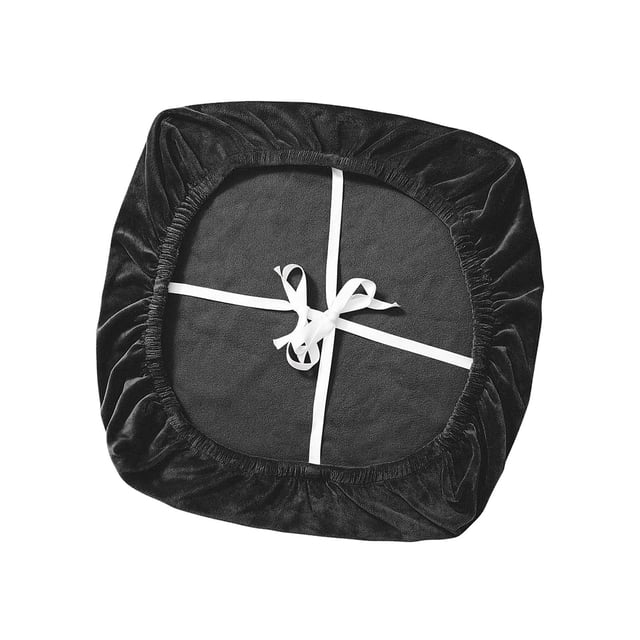 Funda de asiento de silla elástica, funda protectora elástica, funda de cojín para asiento Negro