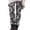 Gray, variant on Women's Spooky Skull Halloween Leggings, Gothic Vintage All‑Over Print Stretch Skinny Leggings for Daily and Holiday Party Wear Gray XL
