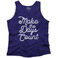 thumbnail image 2 of Make the Days Count Inspirational Tank Top Tee Shirt Women Brisco Brands S, 2 of 6