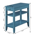 thumbnail image 3 of Pemberly Row Table d'Appoint à Trois Niveaux, Fini Bois Bleu, 3 of 6