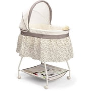 Delta Children Deluxe Sweet Beginnings Bassinet, Olive Leaf