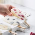thumbnail image 4 of Moldes de silicona para helado, juego de 8 moldes para paletas, grado alimenticio, sin BPA, para niños, adultos, postre, chocolate, bricolaje (con 100 palitos de madera), 4 of 5
