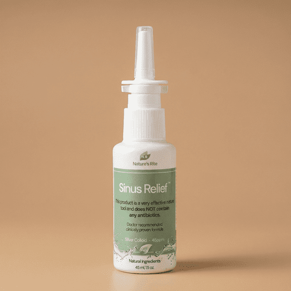 Nature's Rite Sinus Relief™, 1.5 oz. (45 mL) – All-Natural Nasal Sinus Spray – Relief for Sinus Problems – Encourages a Healthy Sinus System – Easy-to-Use, Portable Sinus Support – Made in USA