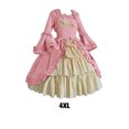 thumbnail image 5 of maskred Fiber Detailed Lolita Dress - For Cosplay Conventions And Gothic Fashion Detailed Size Chart Cosplay Costume Authentic pink S pink 4XL, 5 of 5