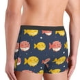 thumbnail image 6 of Salouo Cute Puffer Fish Print Men's Boxer Briefs,Breathable Underwear Elastic Waistband Briefs for Men -XX-Large, 6 of 8