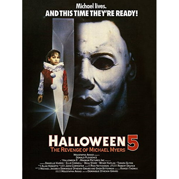 Halloween 5 The Revenge Of Michael Myers Halloween 5: The Revenge of Michael Myers (1989) Movie Poster 24x36