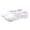 White, variant on Toddler Ballet Shoes, Solid Color Girls Dance Slippers with Cross Instep Straps and Soft Sole, Breathable Flexible Practice Dance Shoes