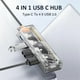 thumbnail image 3 of 4 in 1 USB C Hub Docking Station 5Gbps High Speed Splitter Adapter, 3 of 5