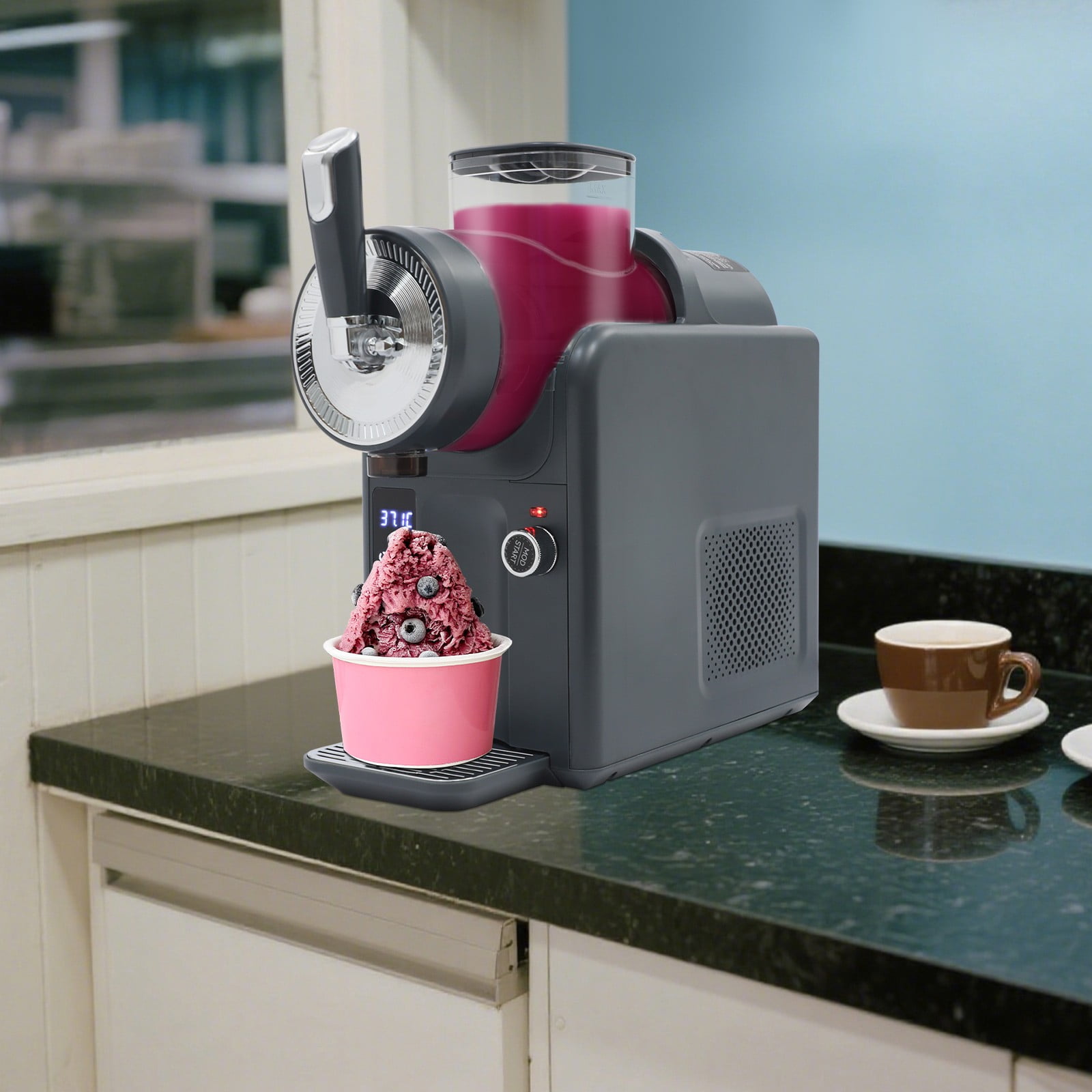 Frozen Drink Machine, Shaved Ice Machine for Home with Self-Cleaning Function, Frozen Drink Machine for Home