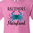 thumbnail image 4 of Inktastic Baltimore Maryland Vacation Blue Crab Youth T-Shirt, 4 of 5