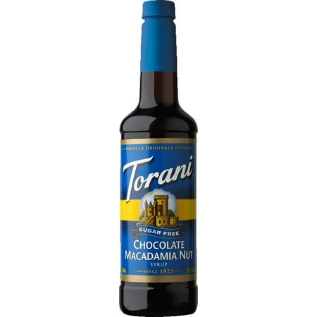 Torani Sugar Free Chocolate Macadamia Nut Syrup 750ml