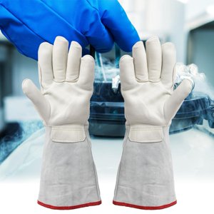 Sonew 40cm Long Cryogenic LNG Liquid Nitrogen Treatment Protective Glove Work Cryo Gloves, Work Glove, Low Temperature Glove