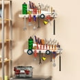 thumbnail image 2 of JZROCKER Screwdriver Holder Wall Mount Storage Rack Screwdriver Organizers Storage Organizers Screwdriver Rack Tool Rack Pliers, 2 of 21