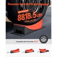 thumbnail image 2 of KFFKFF Camper Levelers, 2 Pcs RV Leveling Blocks, up to 8818.5lbs Camper Wheel Chocks, Max. 4" Leveling Height Heavy Duty Curved Levelers, 2 of 9