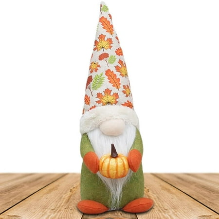 

Fovolat Fall Gnome with Light Harvest Season Faceless Doll Decorations Autumn Pumpkins Home Tabletop Elf Gnomes Thanksgiving Pendants very well