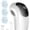 White, variant on Homtronics Electric Fabric Shaver Lint Remover - 1200mAh Rechargeable, 6-Leaf Blades, 3 Speeds, LED Display, Safety Lock for Clothing Furniture, Black
