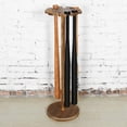 thumbnail image 4 of MyGift Rustic Wood Freestanding Baseball Bat Display Rack, 4 of 6
