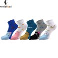 thumbnail image 2 of Chaussettes Cheville à Cinq Doigts en Coton Pur pour Femmes et Filles Mignon Animal Ours Chat Rabbit Mode Jeune Chaussettes Invisibles avec Orteils Dessin Animé Poisson Gris EU35-39, 2 of 6