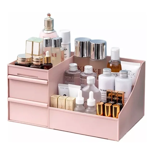 Organizador De Maquillaje Caja Almacenadora Cosméticos