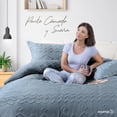 thumbnail image 3 of Juego de Funda para Edredon Duvet Dreamlab, Tamaño King Size, Color Azul Mezclilla, 3 Piezas, 3 of 9