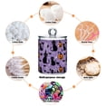 thumbnail image 6 of Yayeee 4 Pack Qtip Holder Bathroom Cotton Swab Canister with Lid Clear Dispenser Set, Halloween Cats, 6 of 6