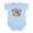 Sky Blue, variant on CafePress - Sicilia Infant Bodysuit - Baby Light Bodysuit, Size Newborn - 24 Months