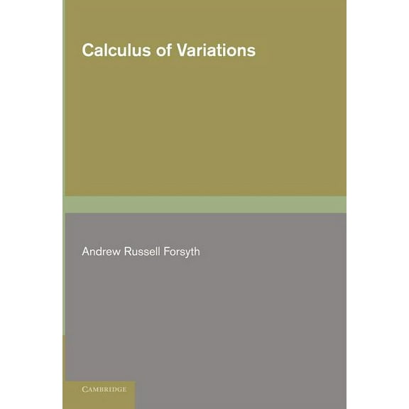 Calculus of Variations, (Paperback)