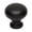 Matte Black, variant on Alno 3/4" Cabinet Knob - Chocolate Bronze